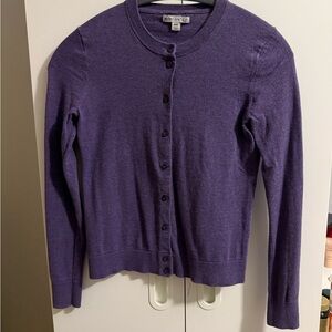 J. Crew Purple Women's Cardigan XXS